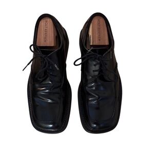 Aldo Y2K Black Men's Square-Toe Dress Shoes